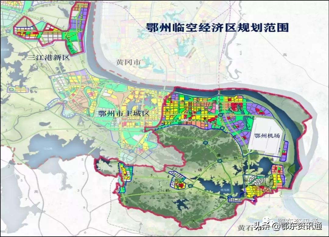 鄂州花湖开发区地图,鄂州花湖开发区是临空开发区吗