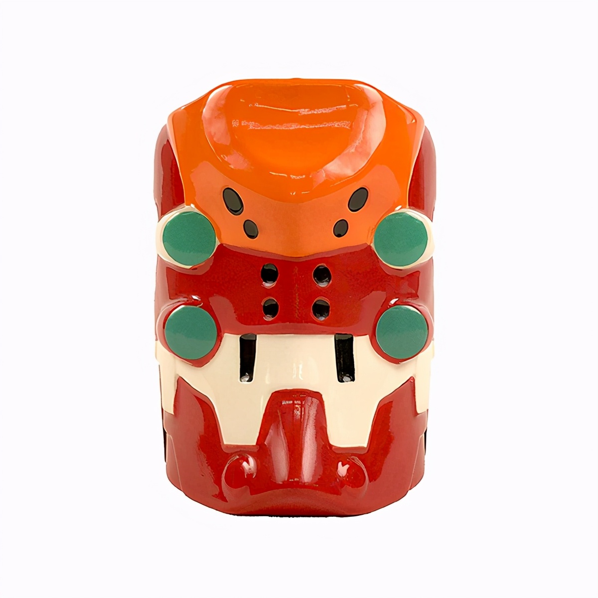 模玩周边：《新世纪福音战士》初号机/贰号机头部造型马克杯