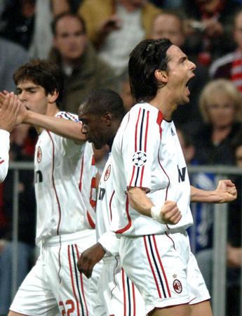 06-07欧冠ac米兰夺冠之路,04-05赛季ac米兰欧冠全过程