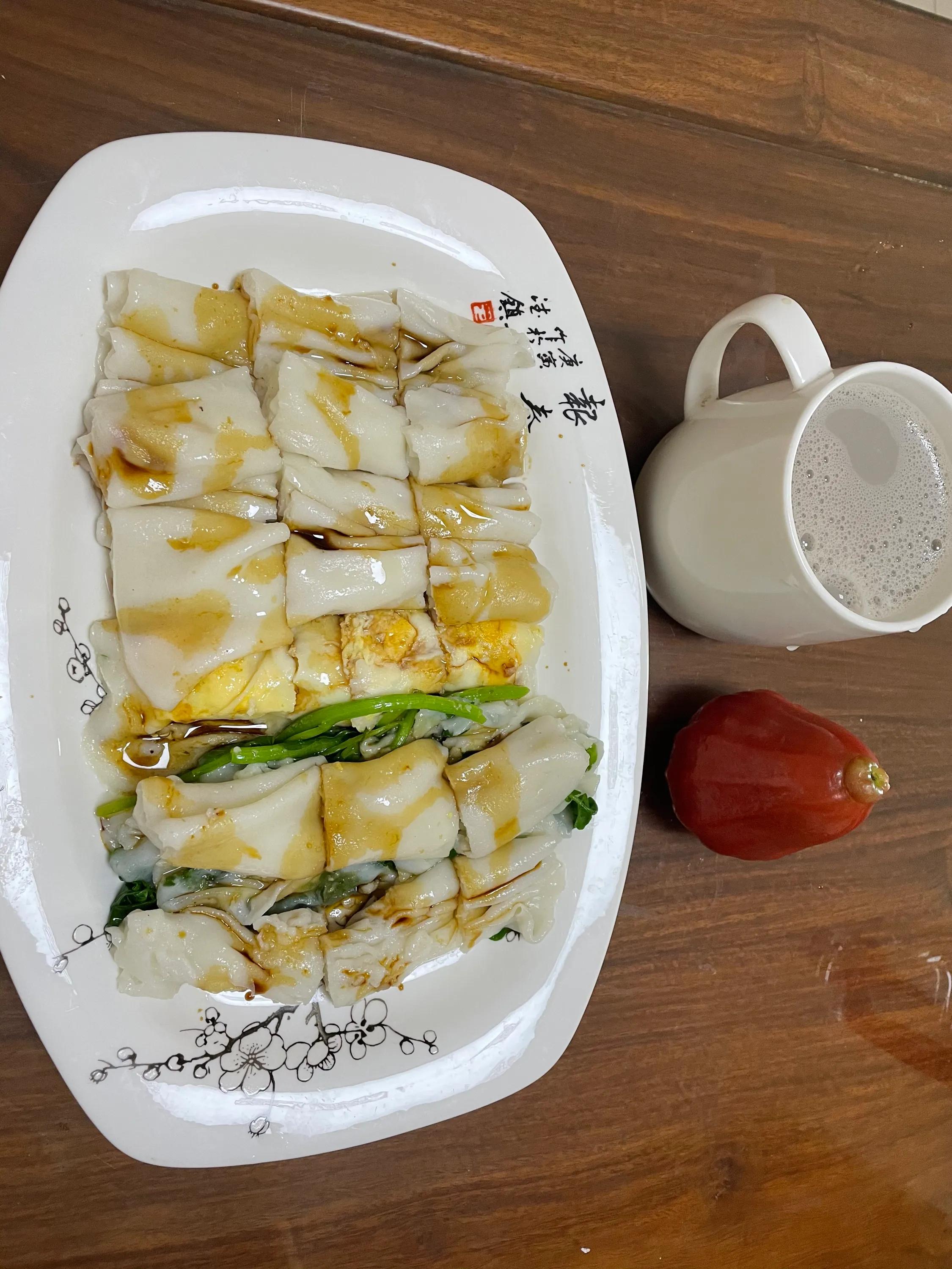 简易肠粉,潮汕肠粉的芝麻酱汁怎么做家庭版