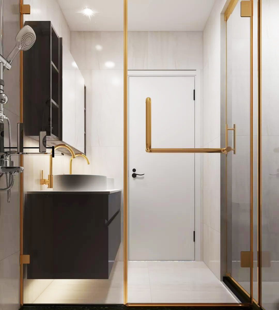 网红玻璃门推荐,网上爆火的黑框玻璃门