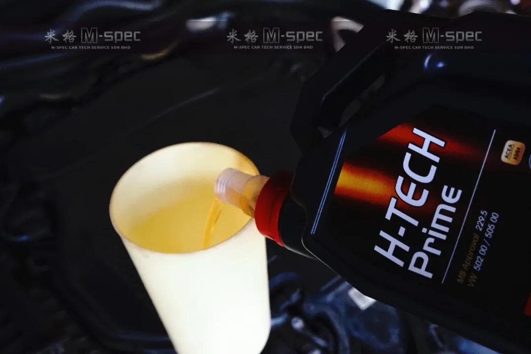 奔驰CLS300CGI周期养护选用法国MOTUL全合成机油