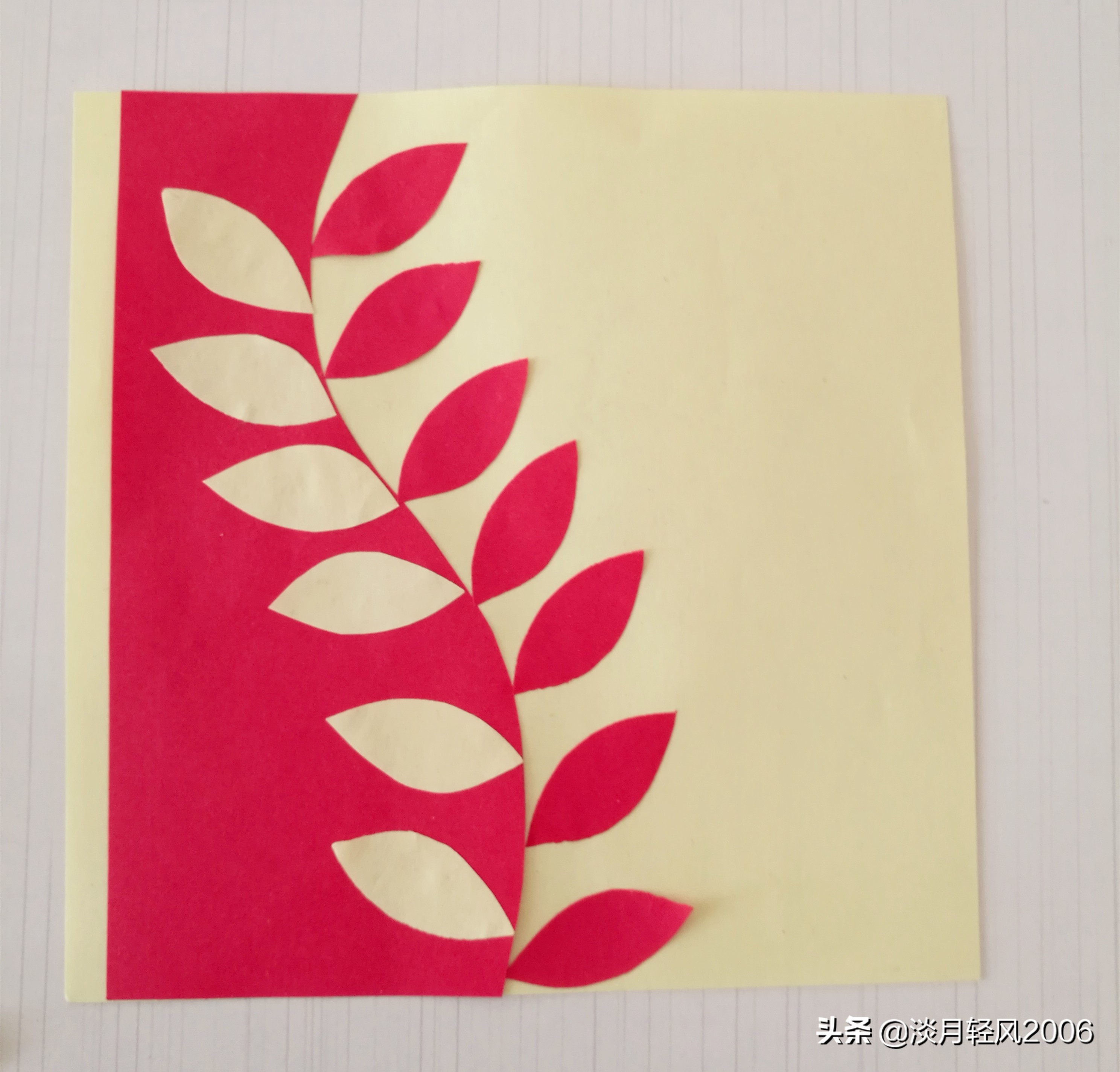 幼儿园手工制作卡纸贺卡可以写字,正方形卡纸贺卡花朵