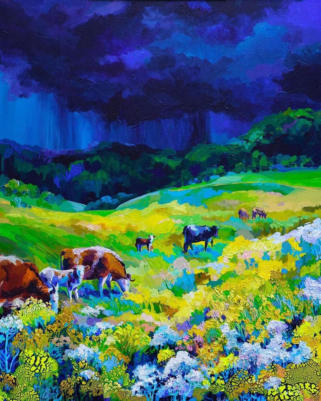 一千元颜料画画,画画颜料全套捡漏