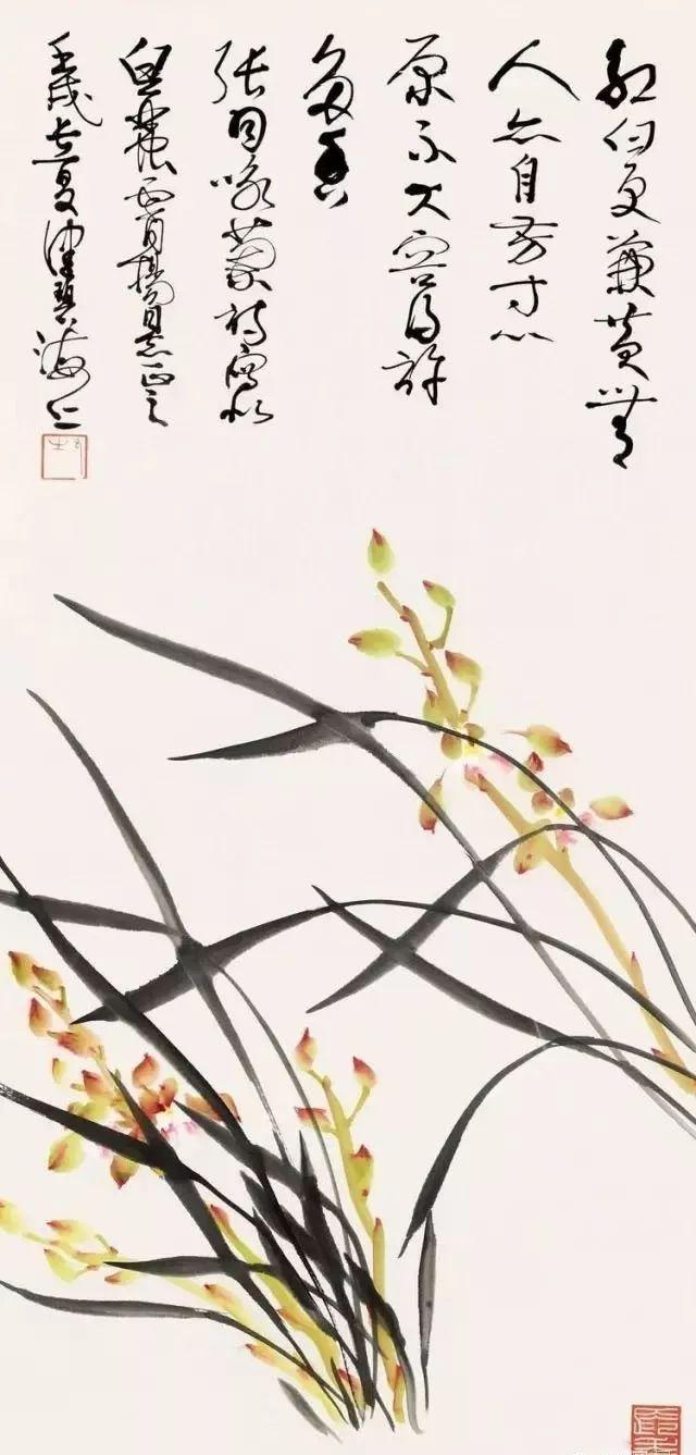 淡彩兰花100幅,顶级淡彩兰花图片