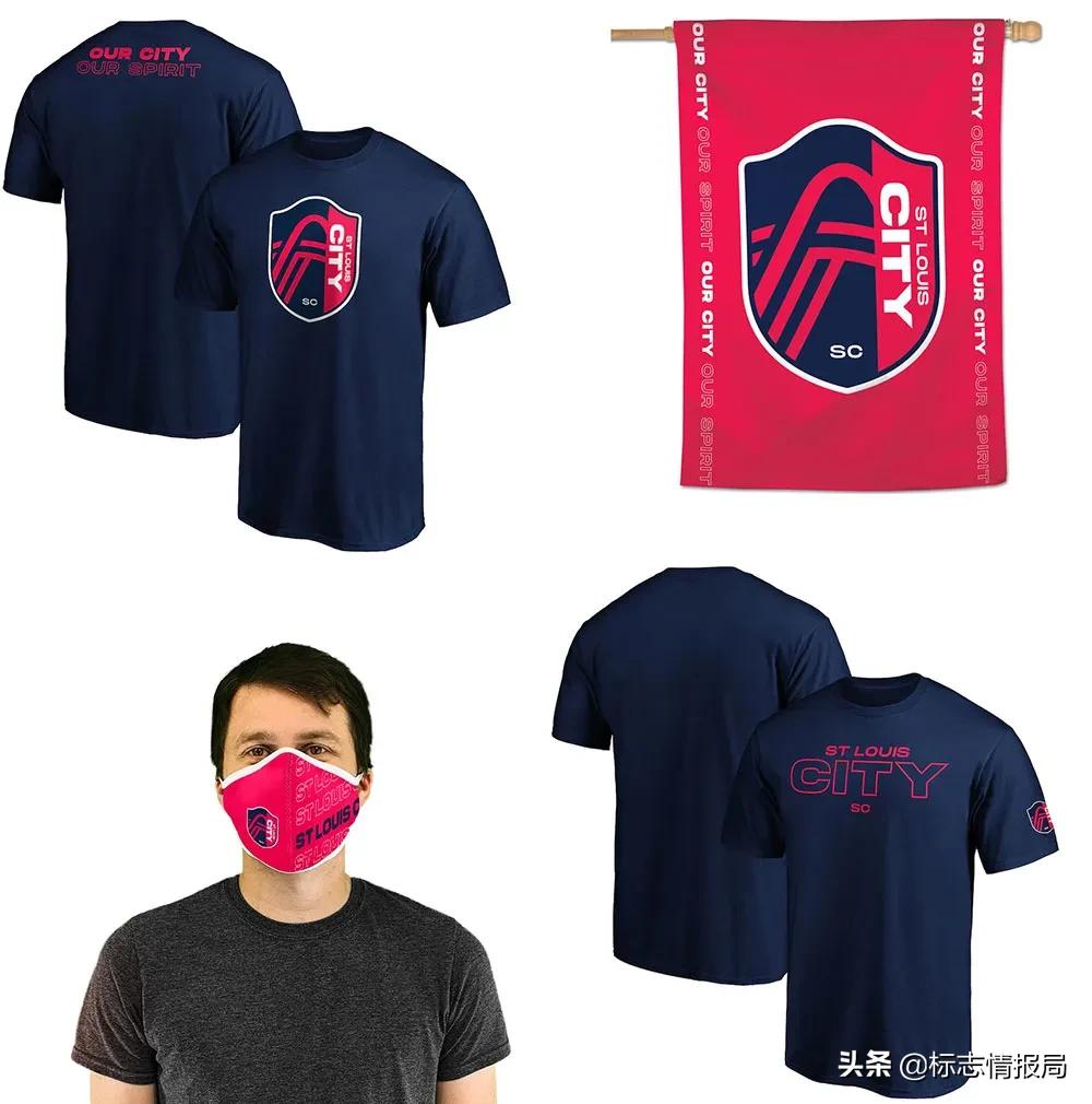 大联盟新成员,圣路易斯城足球俱乐部公布全新LOGO