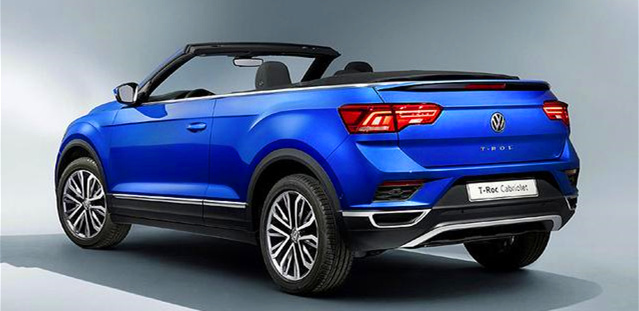 敞篷版大众t-roc这也太浪漫了吧,海外版全新大众t-roc曝