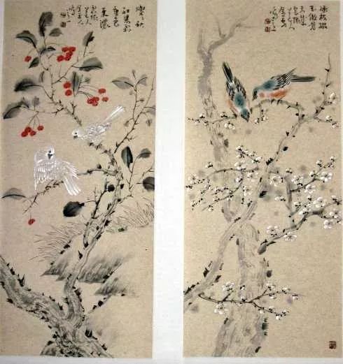 素朴的一花一草、精巧的一鸟一雀