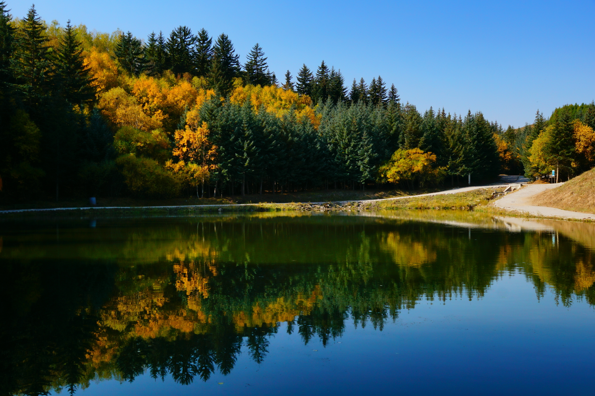 京北第一天路千松坝国家森林公园,千松坝森林公园和京北第一天路
