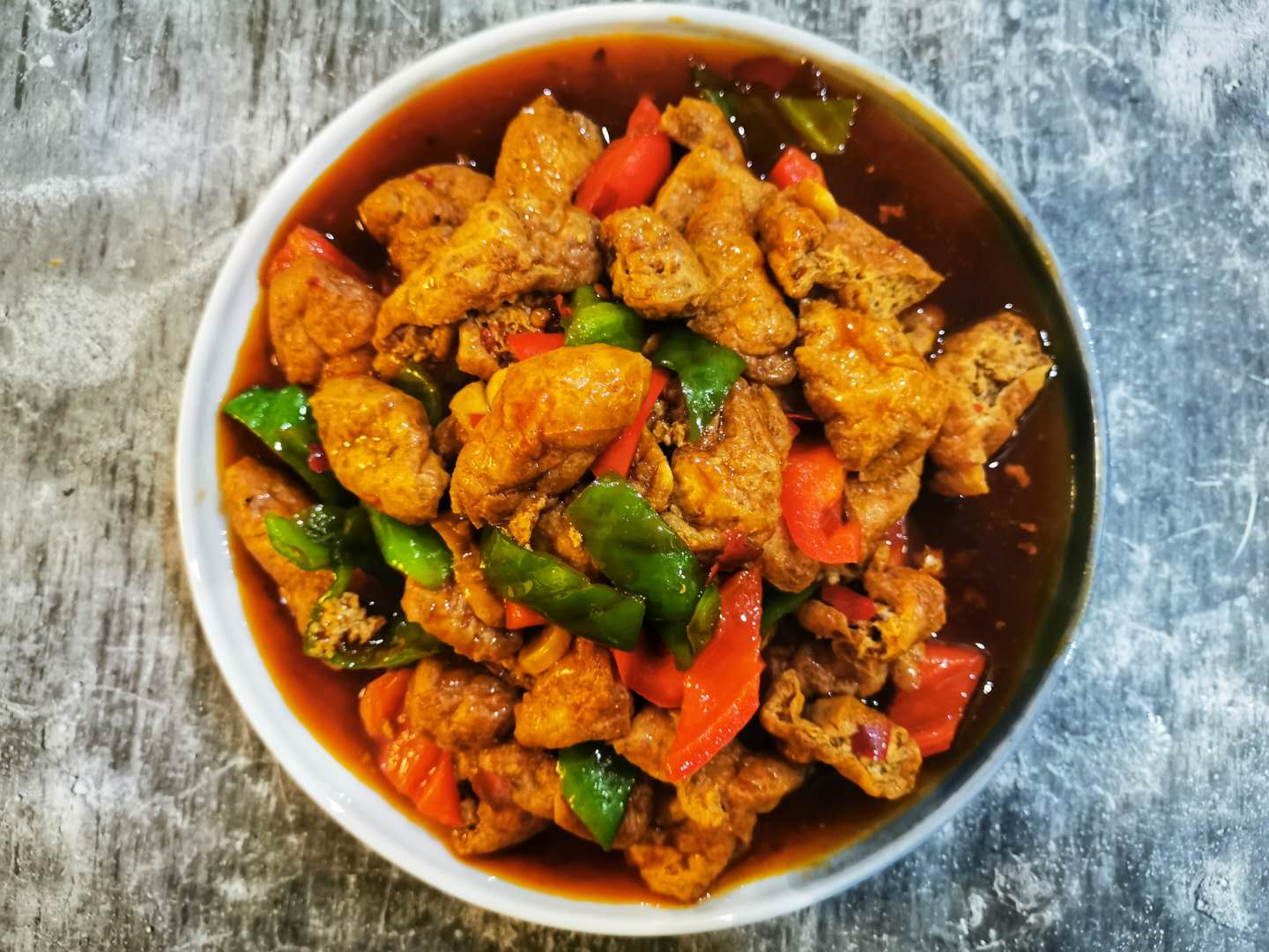 油豆腐好吃的炒法,油豆腐最好吃的做法第一美食