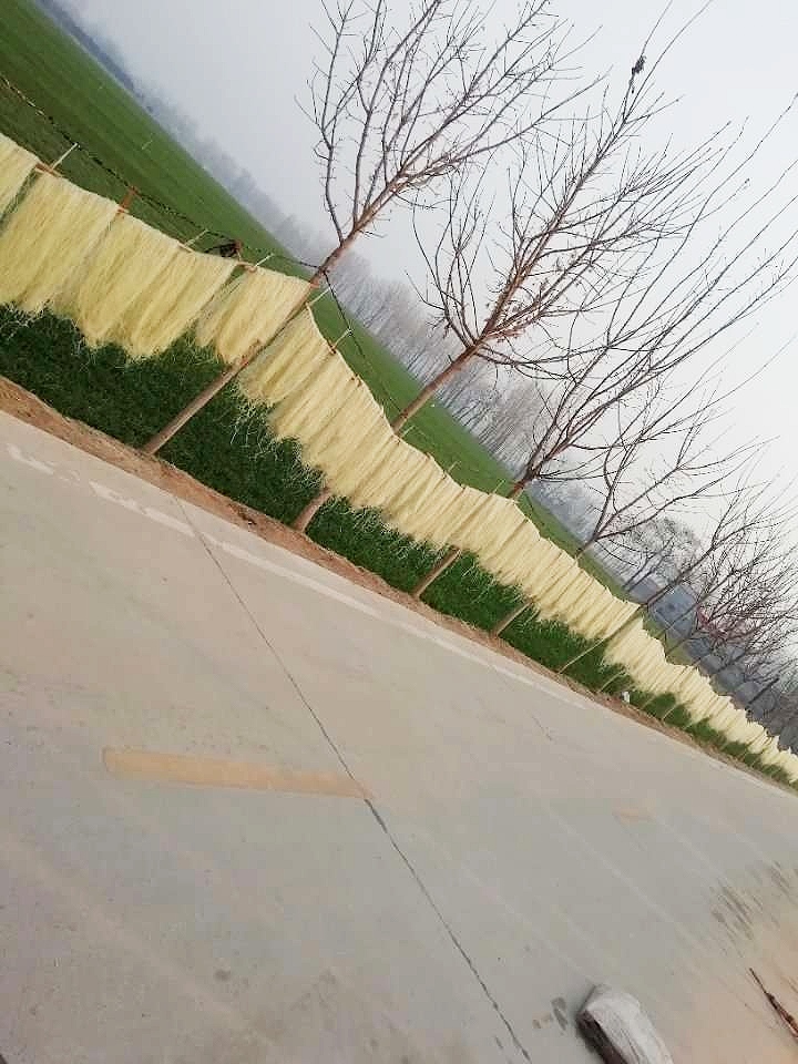 漏瓢式手工粉条视频,传统手艺制作粉条你见过吗