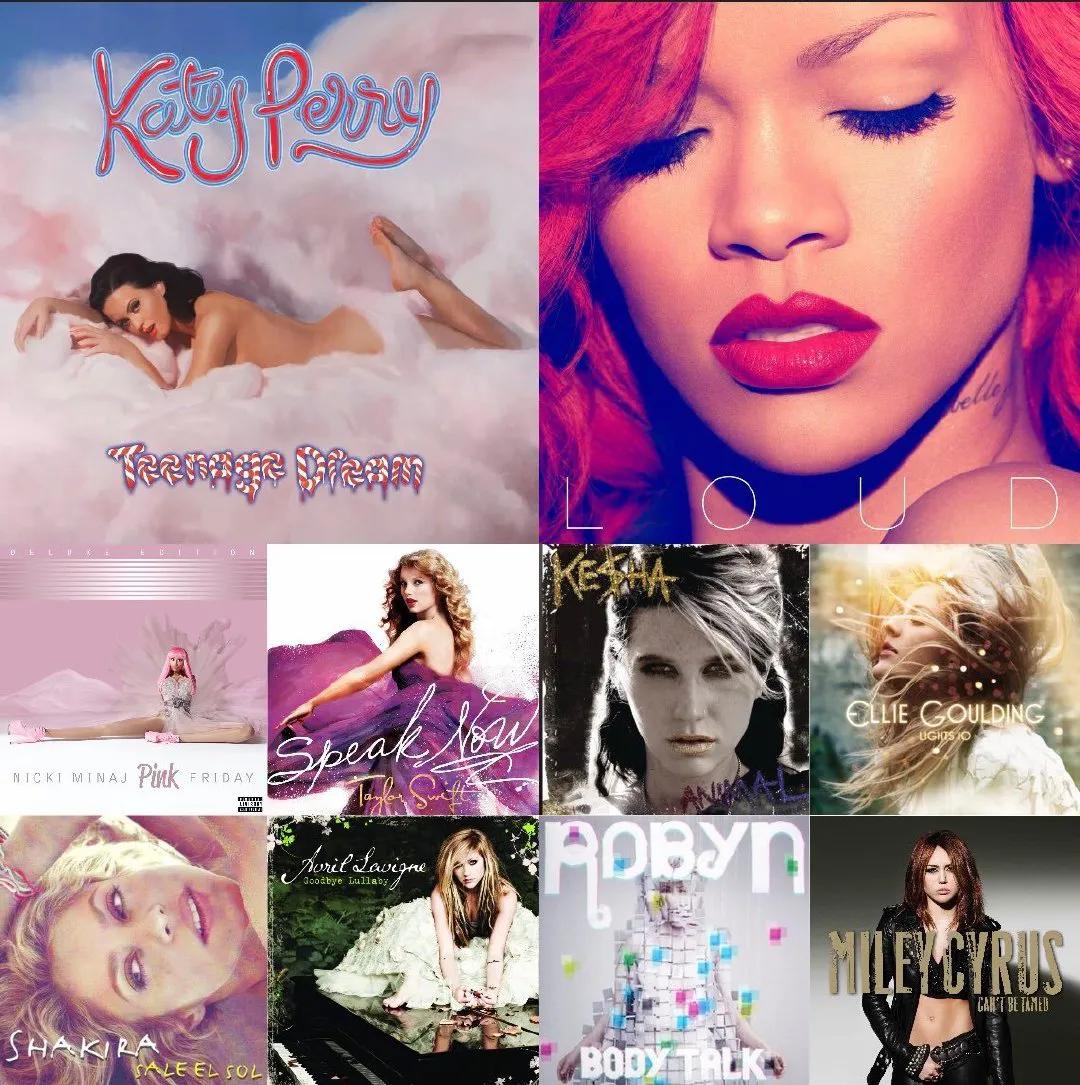 欧美女歌手销量排名前十,21世纪专辑销量最高的女歌手