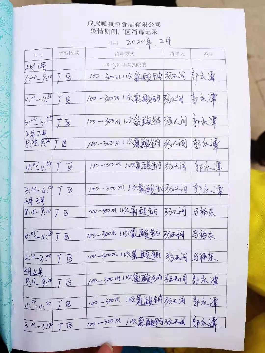 成武县呱呱鸭食品公司:节后复工防疫生产两不误