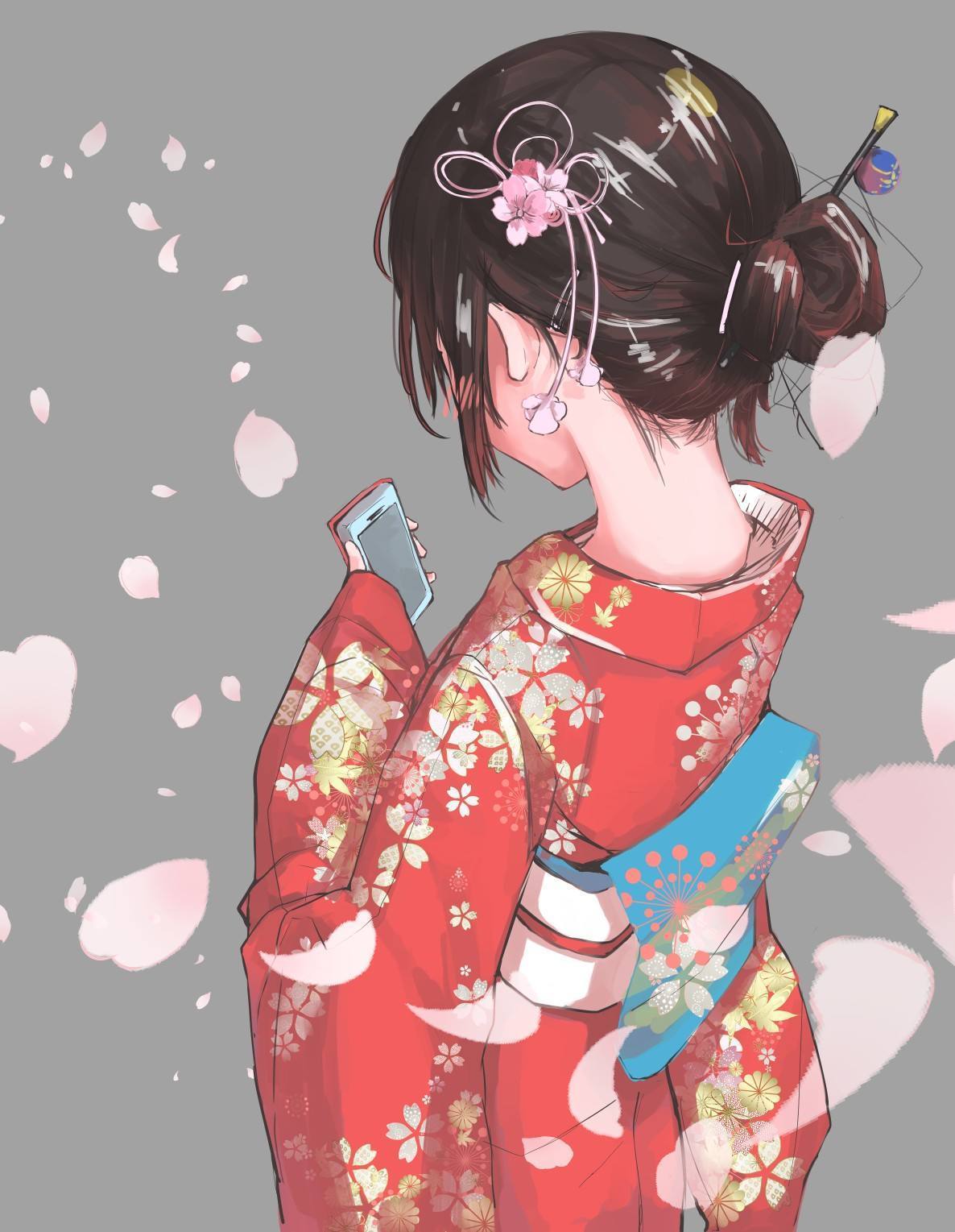 为什么日本和服后面有蝴蝶结,日本和服背后的被子