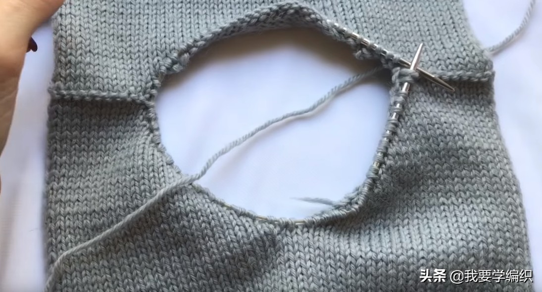 v领挑边怎么织,织毛衣织螺纹哪一个好看