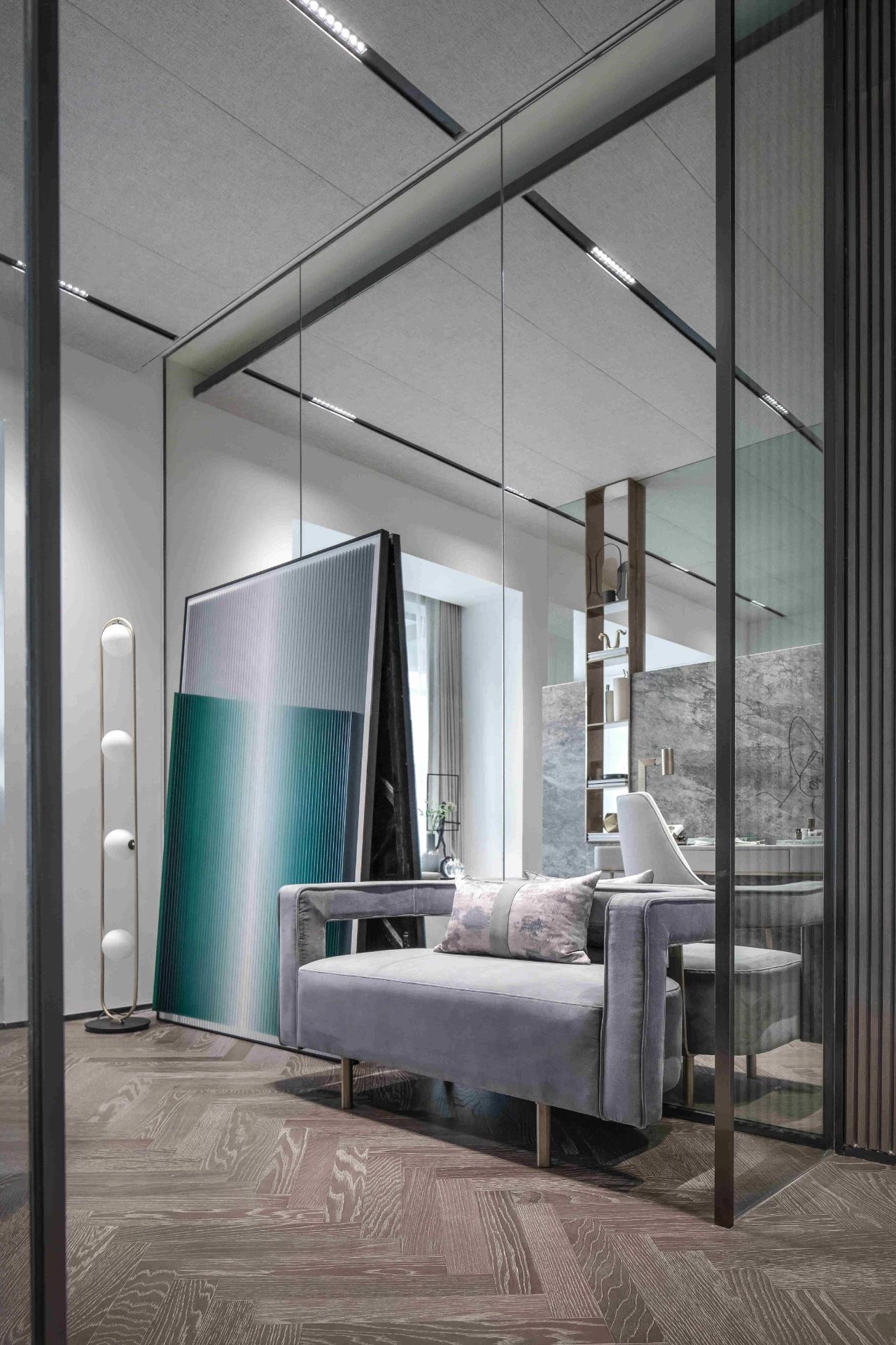 距离拥有一个爱马仕橙的家,不需要过多的费用,只需一片岩板设计