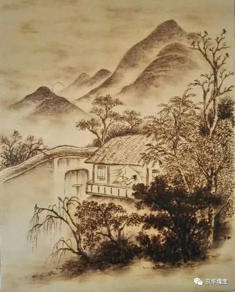 非物质文化遗产纯手工烙画,民间传统手工艺绘画