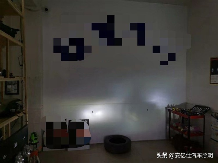 飞度改装前大灯位置稍差,飞度改装透镜大灯