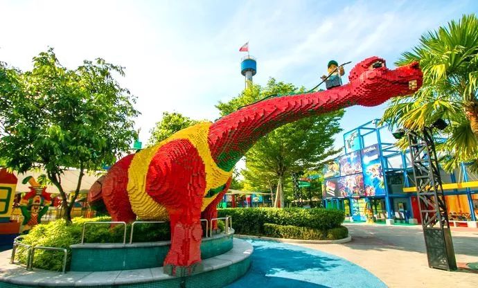 乐高世界最震撼的乐园,乐高超大型主题乐园搭建