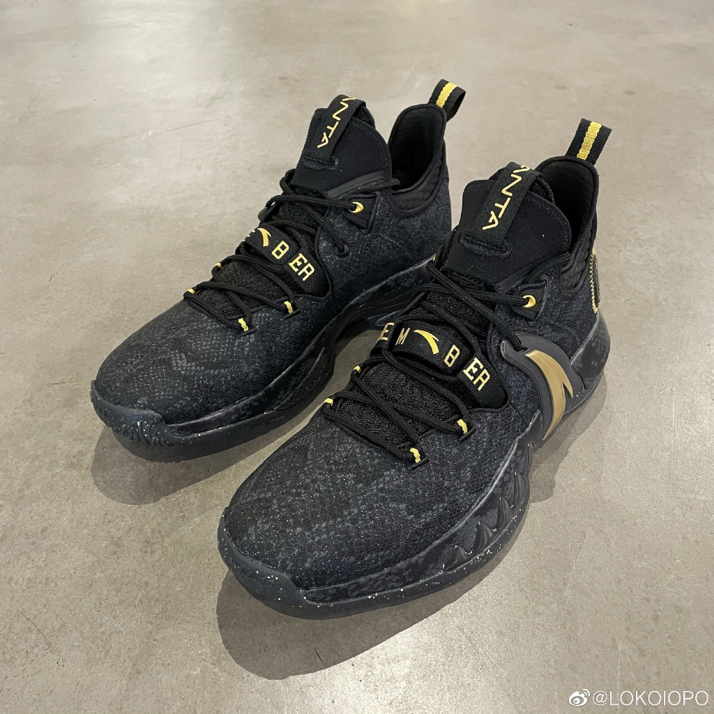 海沃德2有黑金配色吗,安踏海沃德2照片