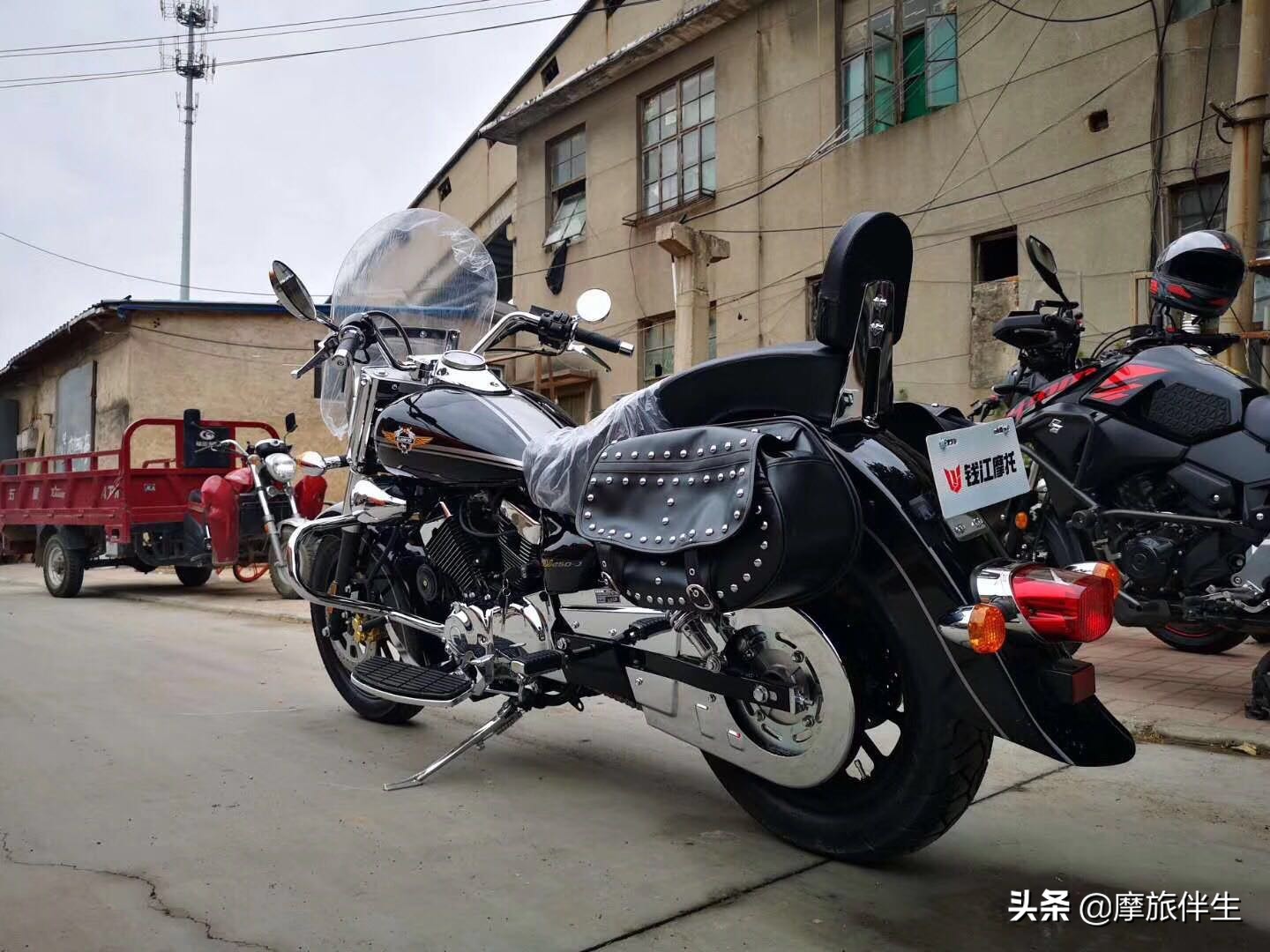 钱江摩托最像哈雷的车,国产太子250钱江巡航摩托车