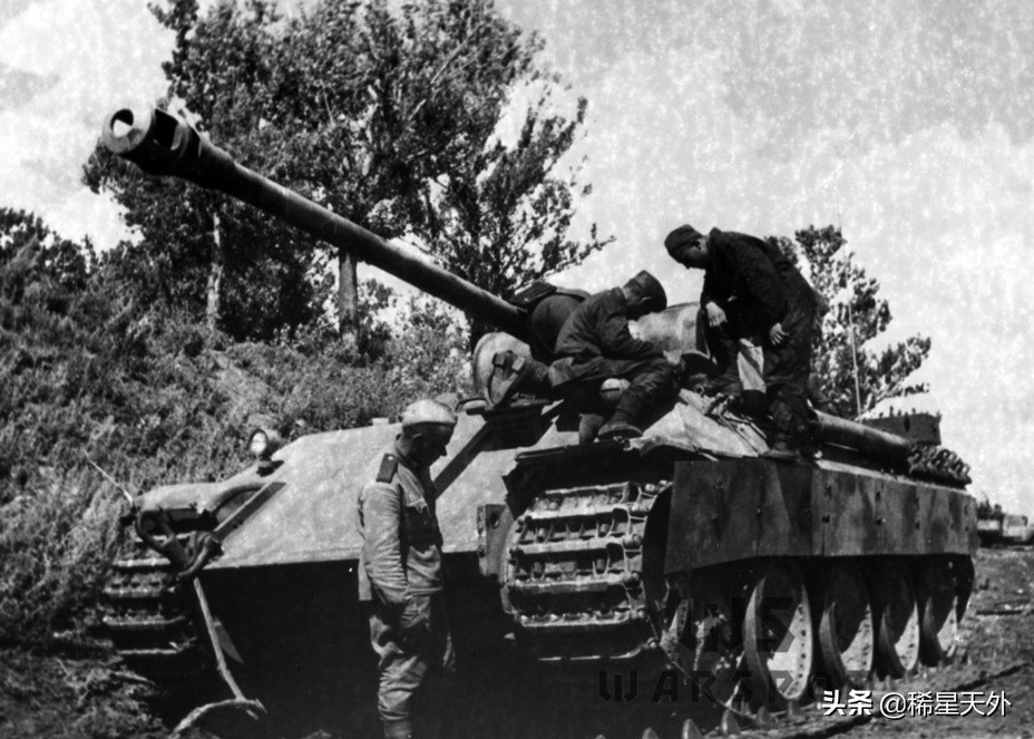 不吹不黑德国精工制造,苏联黑豹坦克