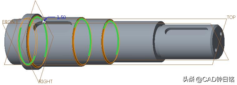 proe阶梯轴,creoproe阶梯轴怎么设计