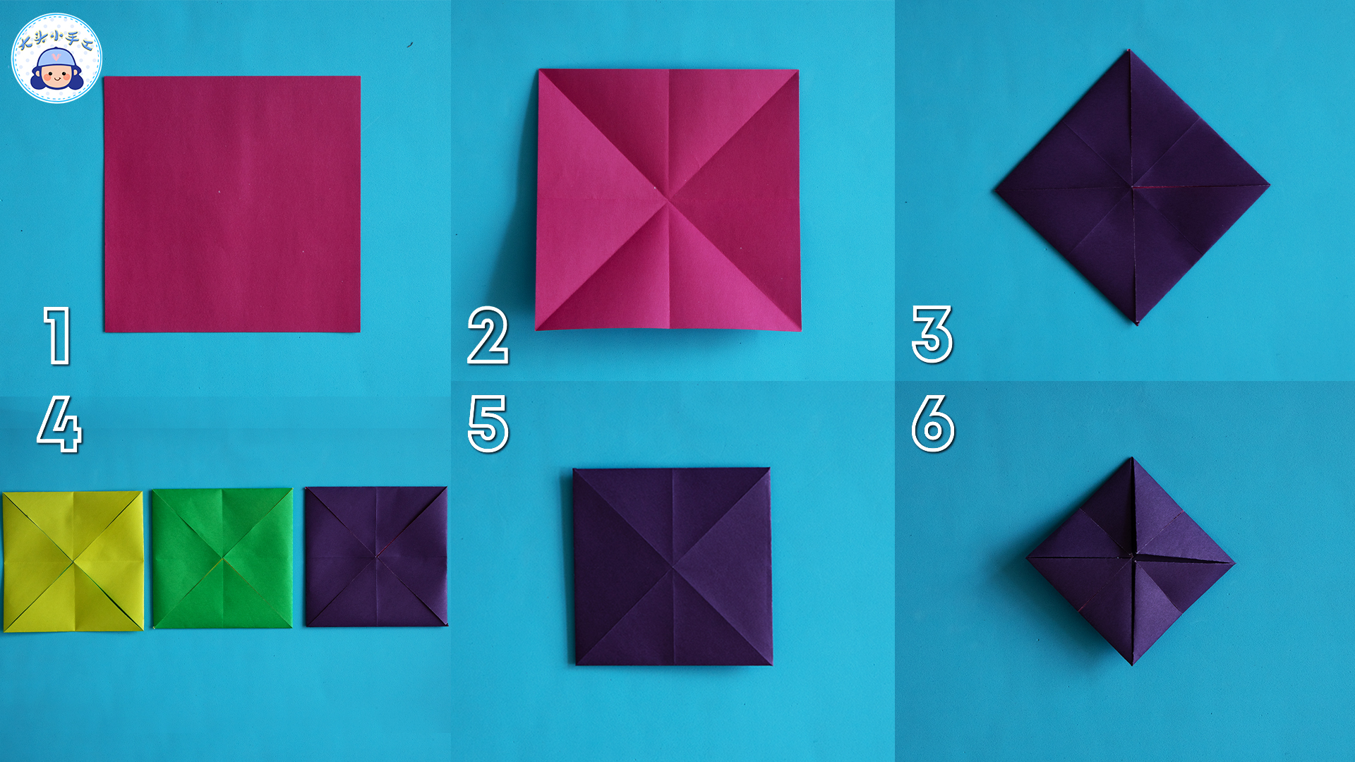 用一张纸折陀螺简单又漂亮,折纸陀螺一张纸就能搞定