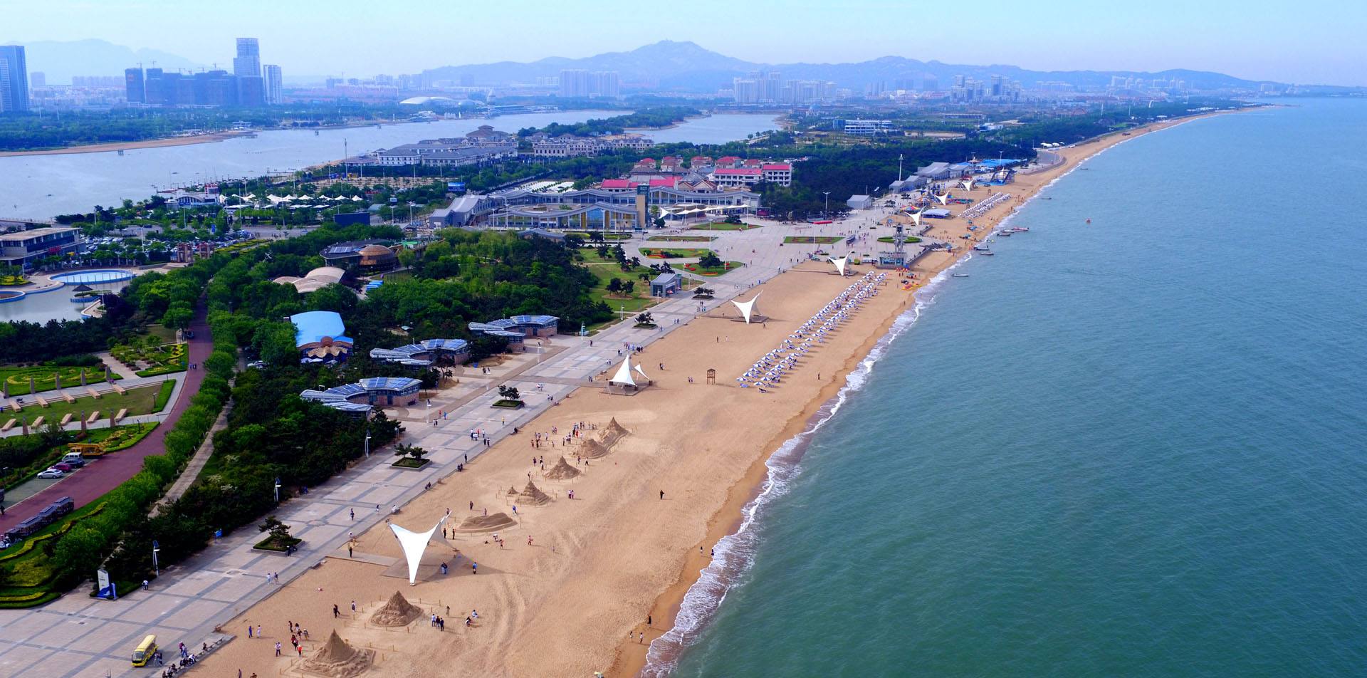 在空中游览中国,在空中看东方明珠的地方