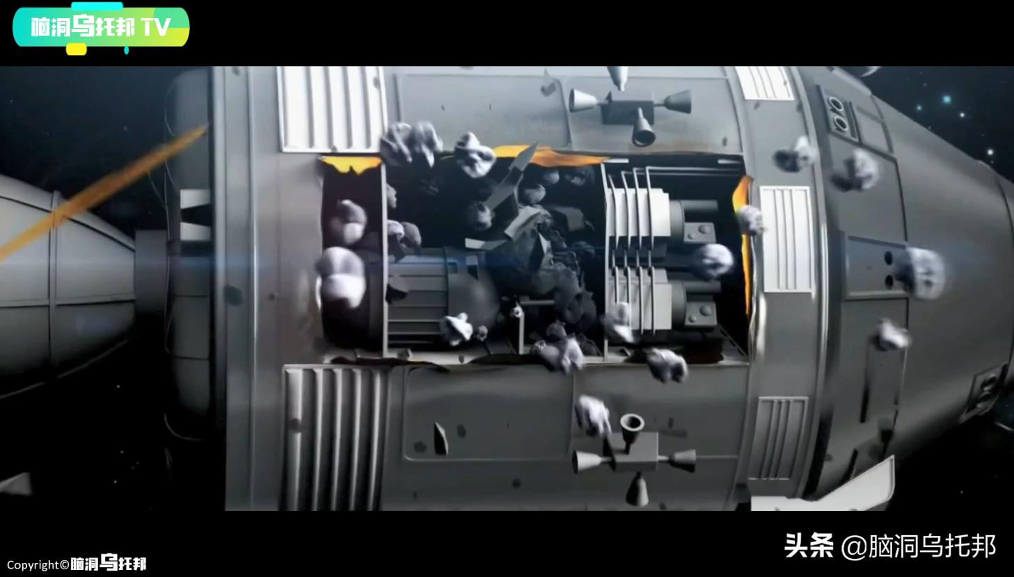 阿波罗登月飞船爆炸事故,阿波罗13号返回地球片段视频