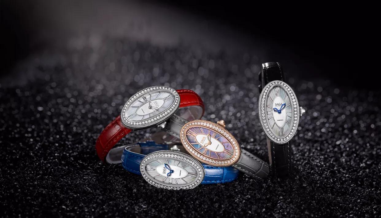 saga世家手表天猫,SAGA世家品牌手表女士石英腕表