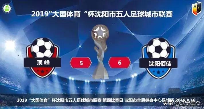 「速递」2019沈阳市五人足球城市联赛第四比赛日（补赛）比赛战报