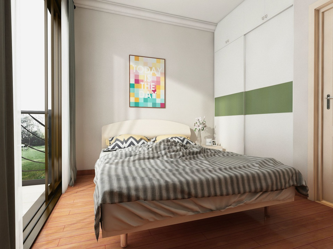 刀把型卧室一房变两房,刀把型小户型老房子