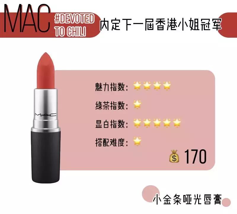 2019口红颜色流行色排行榜,2023年口红流行色排行榜