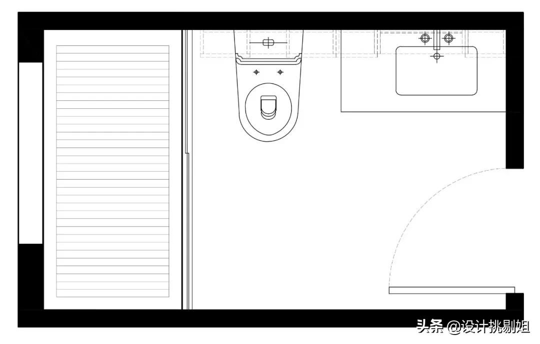 3平米卫生间怎么布置最好,3.1平米卫生间如何增加收纳