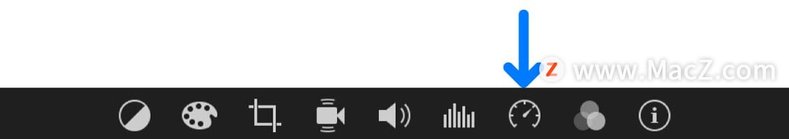 iMovie剪辑中如何更改片段速度?