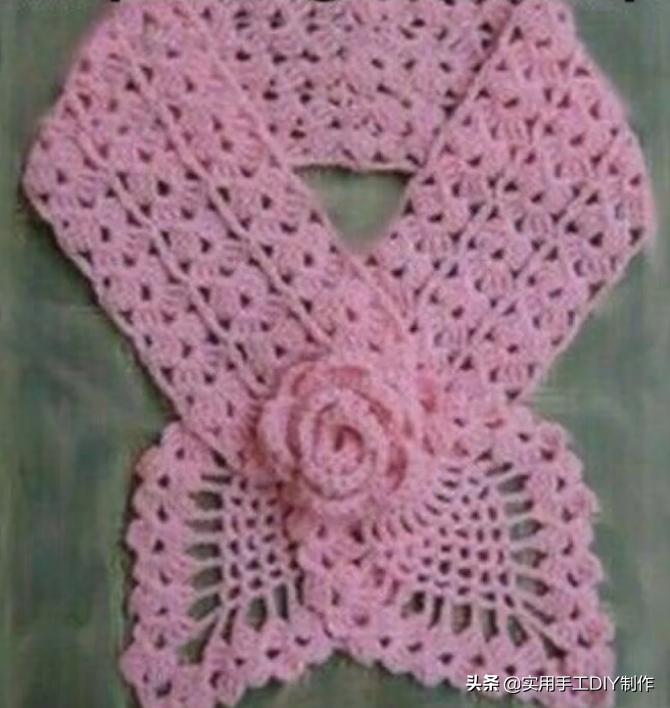 新款针织秋冬宽松披肩怎么织,针织中长款披肩