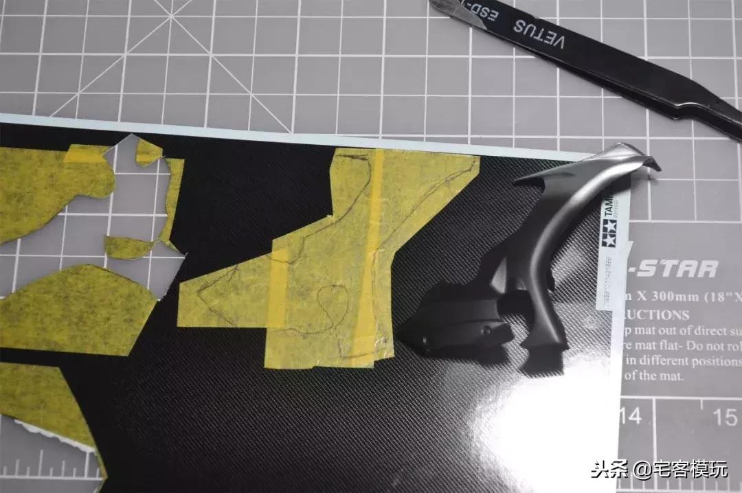 模型制作范例：田宫1:12雅马哈YZF-R1M,14133制作过程