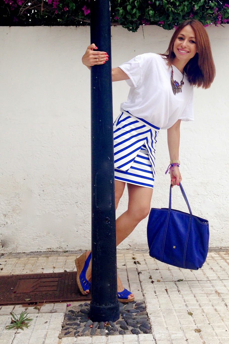 水兵衫也能这么好看,地中海国家设计的蓝白条纹女装