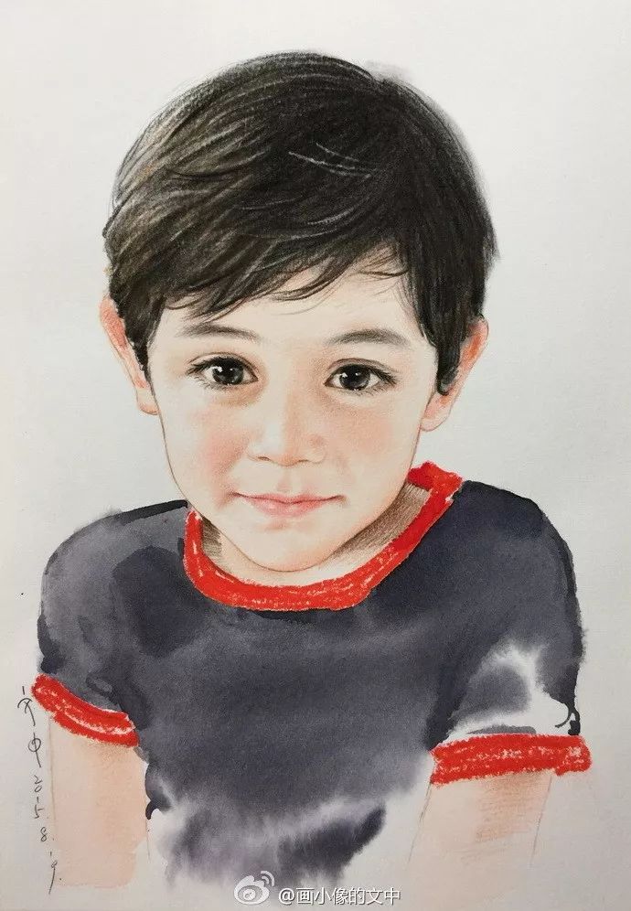 比起打印画,美院毕业的他,笔下这种彩铅水彩画才好看哭了~