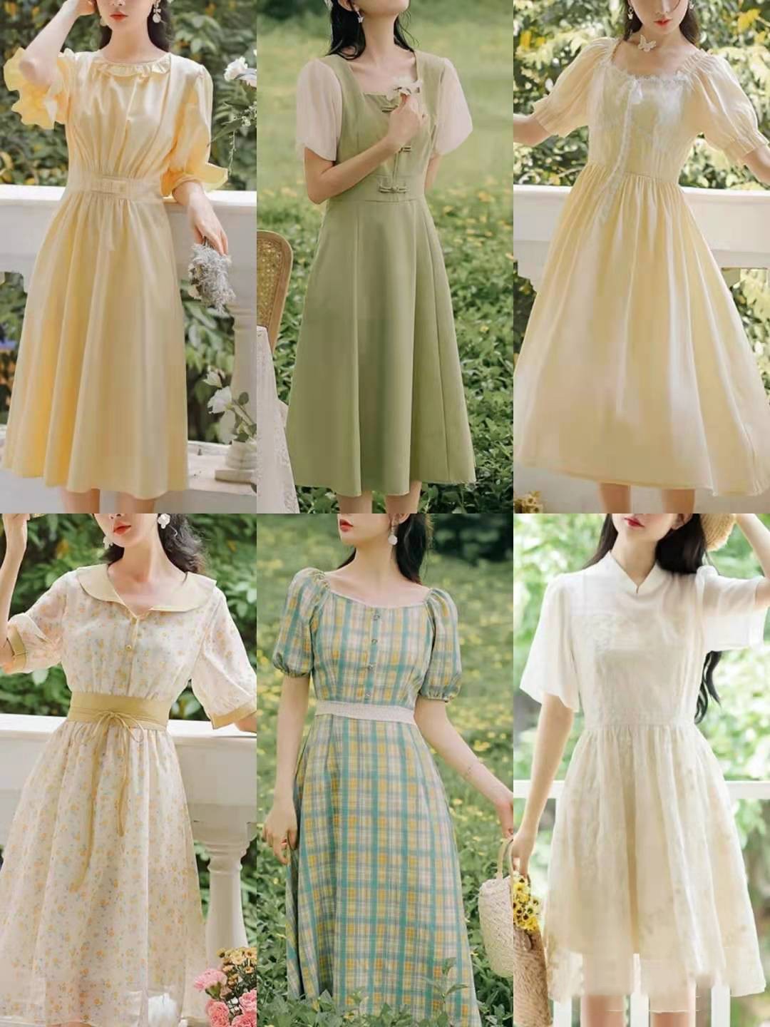 小个子夏季连衣裙穿搭博主,158小个子穿85衣长的连衣裙适合吗