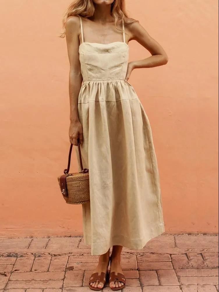 hanerjiav领褶皱碎花连衣裙,今年最流行高级感的碎花连衣裙