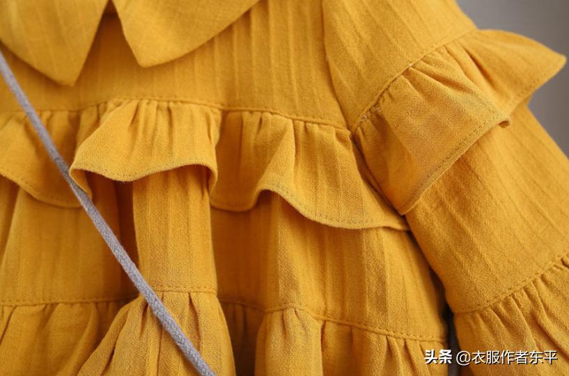 一周半女宝公主裙裁剪,女宝百褶公主裙裁剪做法