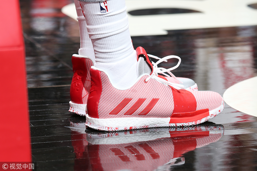 盘点nba上脚球鞋哈登篇,nba球鞋今日上脚