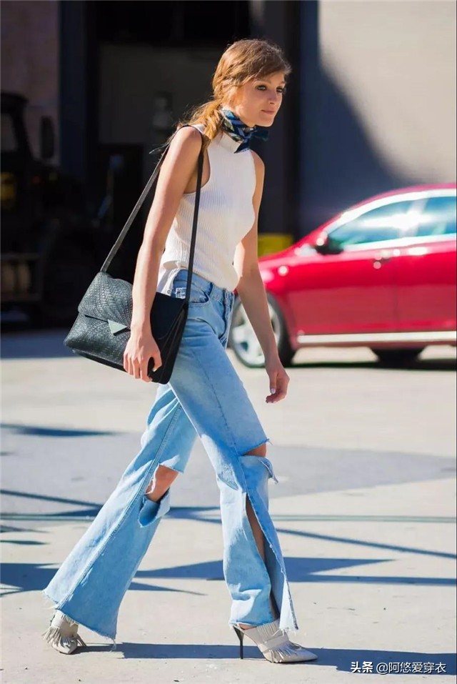 腿粗穿什么裤裙显瘦好看,胯大腿粗怎么穿