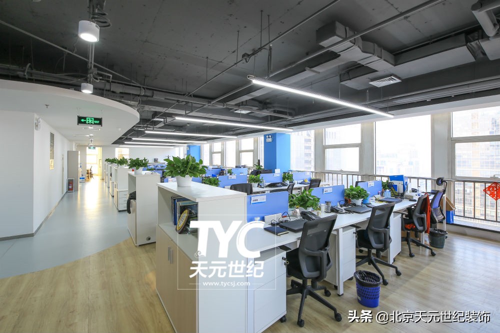 北京互联港湾办公室装修设计