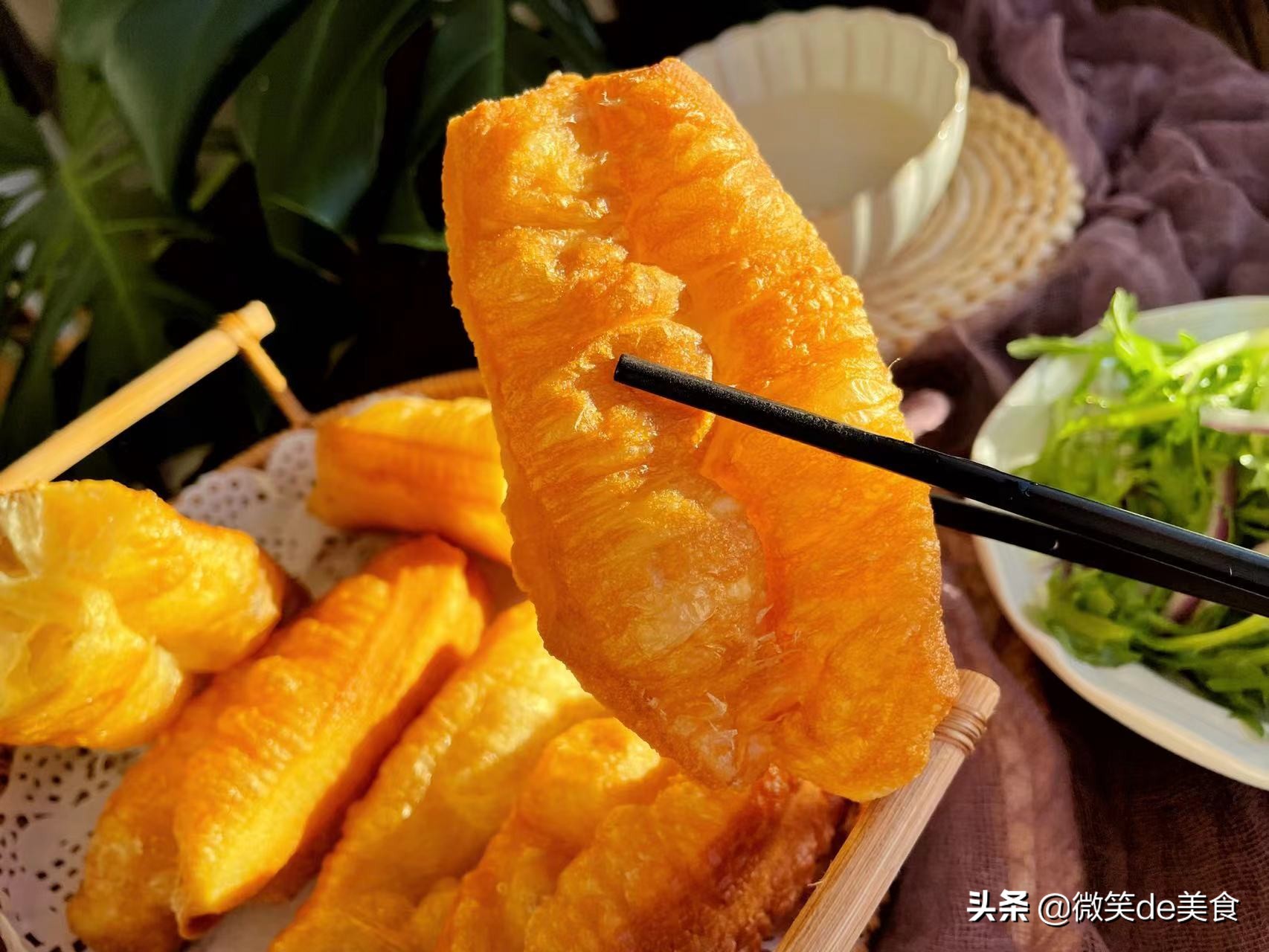 香酥小油条做法和配方的全过程,香酥油条怎么做酥脆松软完整教程