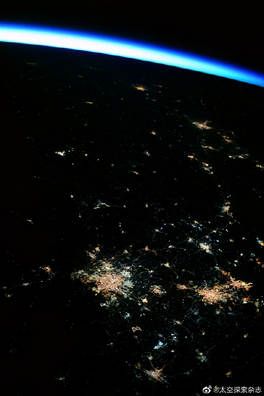从外太空看中国夜景,从外太空看南极