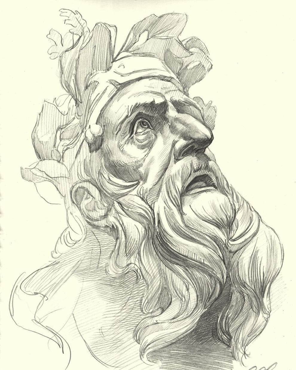 石膏头像大卫素描教程步骤,小卫石膏头像素描教程完整版