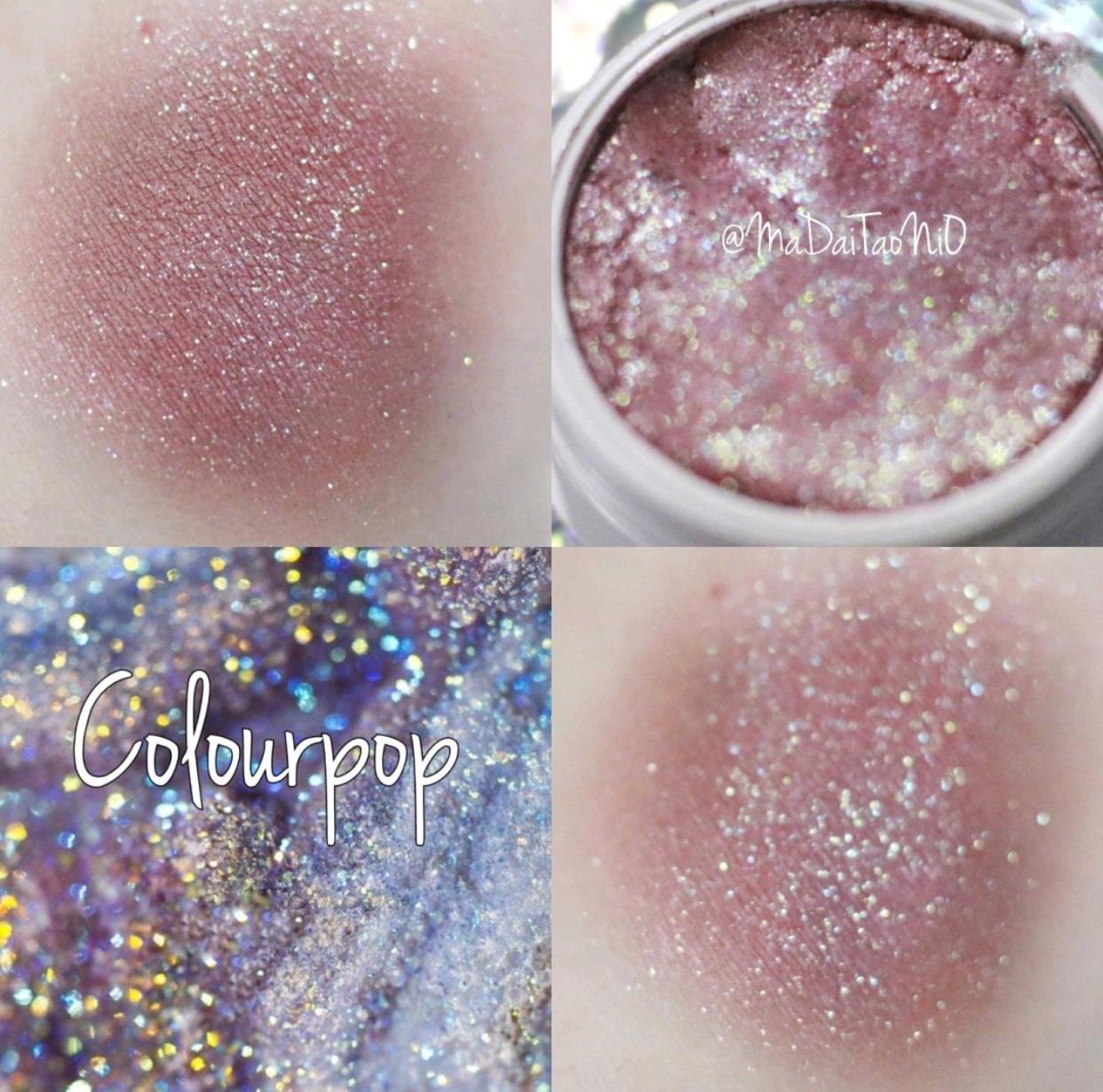 一块钱眼影盘100色,一百多块的眼影超闪